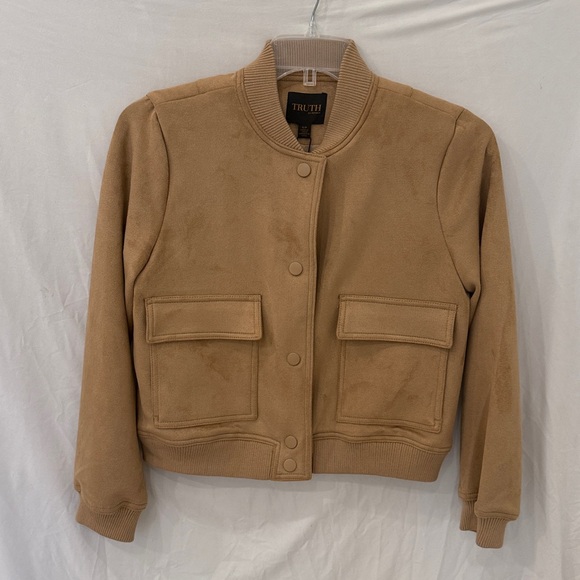 Truth by republic khaki bomber jacket NWT sz small - Picture 1 of 5